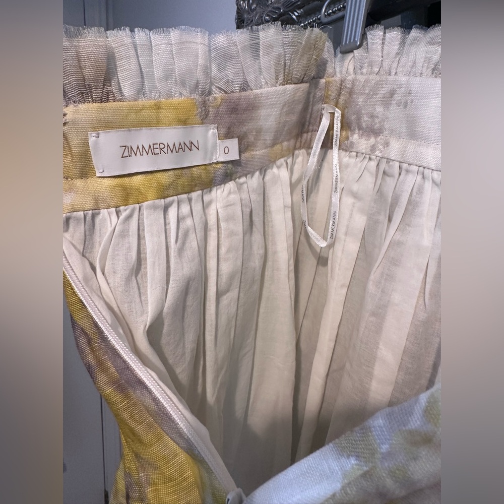 AUTHENTIC ZIMMERMANN WILD BOTANICA WATTLE SKIRT - SIZE 0 - Picture 8 of 15
